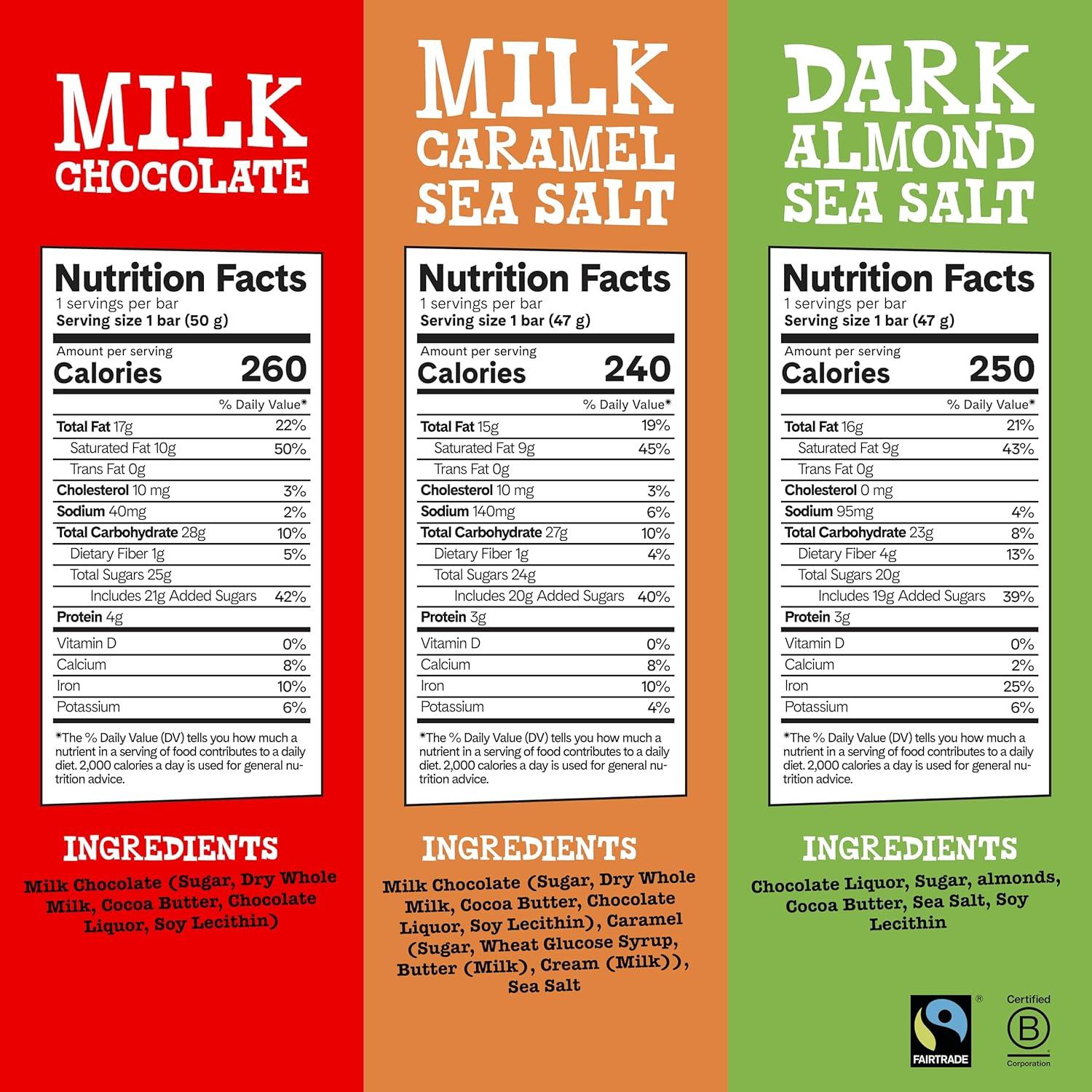 image:imageTonys Chocolonely Belgian Dark Chocolate Candy Bar With Almonds amp Sea Salt Chocolate Bars for Snacks Party Favors Gifts Vegan 51 Cacao Made From Quality Fairtrade Cocoa 20 Bars 166 Oz EachRainbow Milk Chocolate