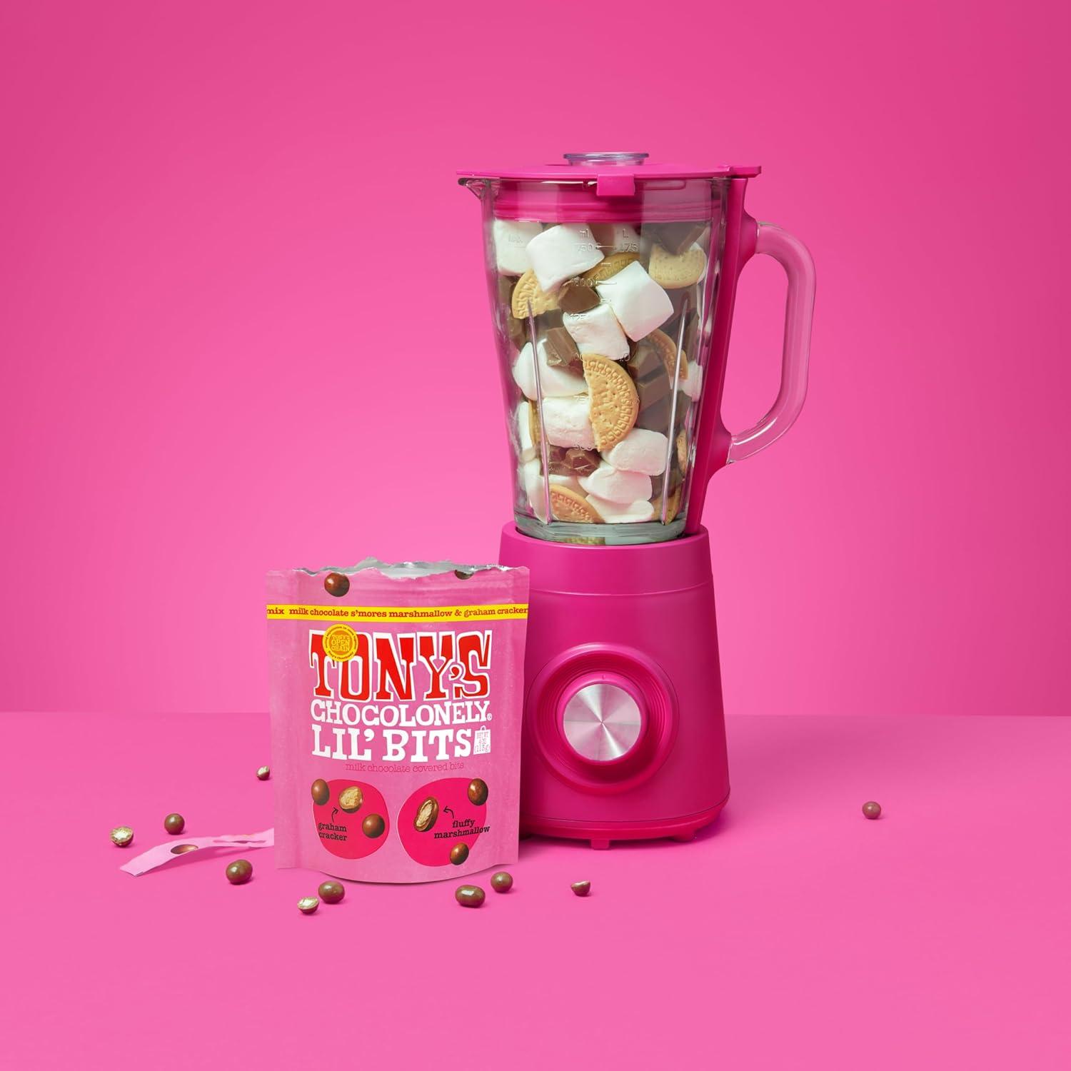 image:imageTonys Chocolonely Belgian Milk Chocolate Caramel Sea Salt amp Cookie Mix Lil Bits Candy Pieces for Snacks Gifts or Gift Basket Made From Quality Fairtrade Cocoa 1 Pouch 4 OzMilk Chocolate
