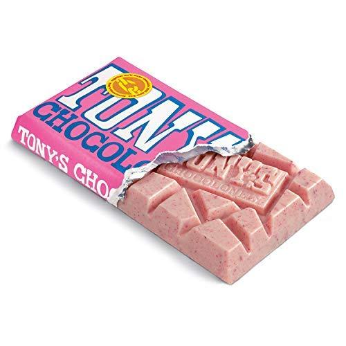 image:imageTonys Chocolonely Belgian Milk Chocolate Hazelnut Candy Bar for Snacks Chocolate Bars for Party Favors Gifts or Gift Basket 32 Cacao Made From Quality Fairtrade Cocoa 4 Bars 635 Oz EachWhite Raspberry Popping Candy